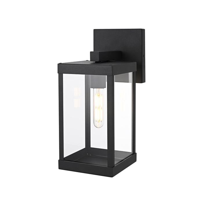 6 Inch Outdoor Wall Sconce In Black