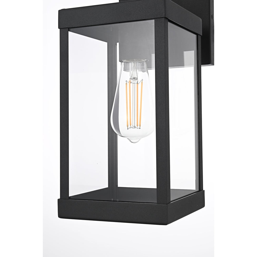 6 Inch Outdoor Wall Sconce In Black