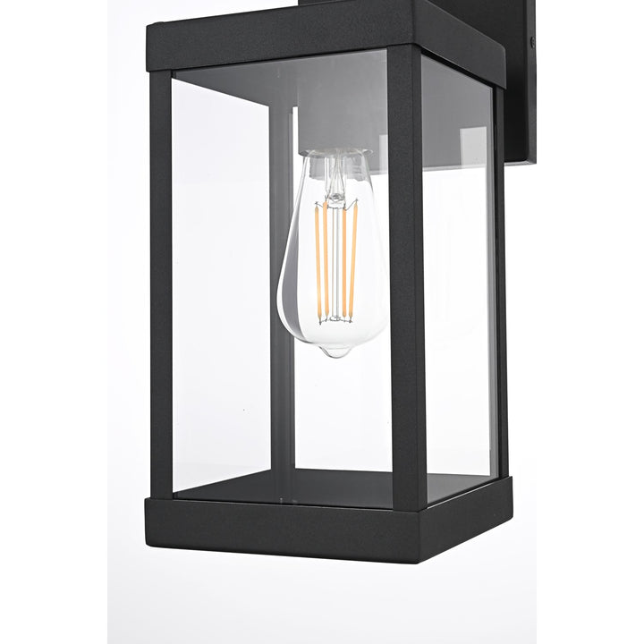 6 Inch Outdoor Wall Sconce In Black
