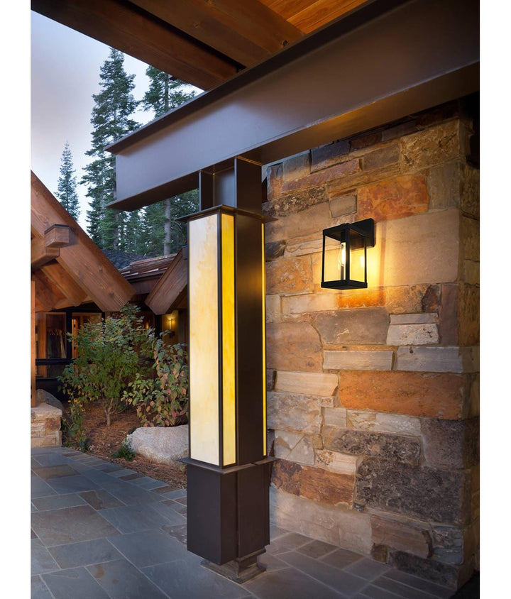 6 Inch Outdoor Wall Sconce In Black