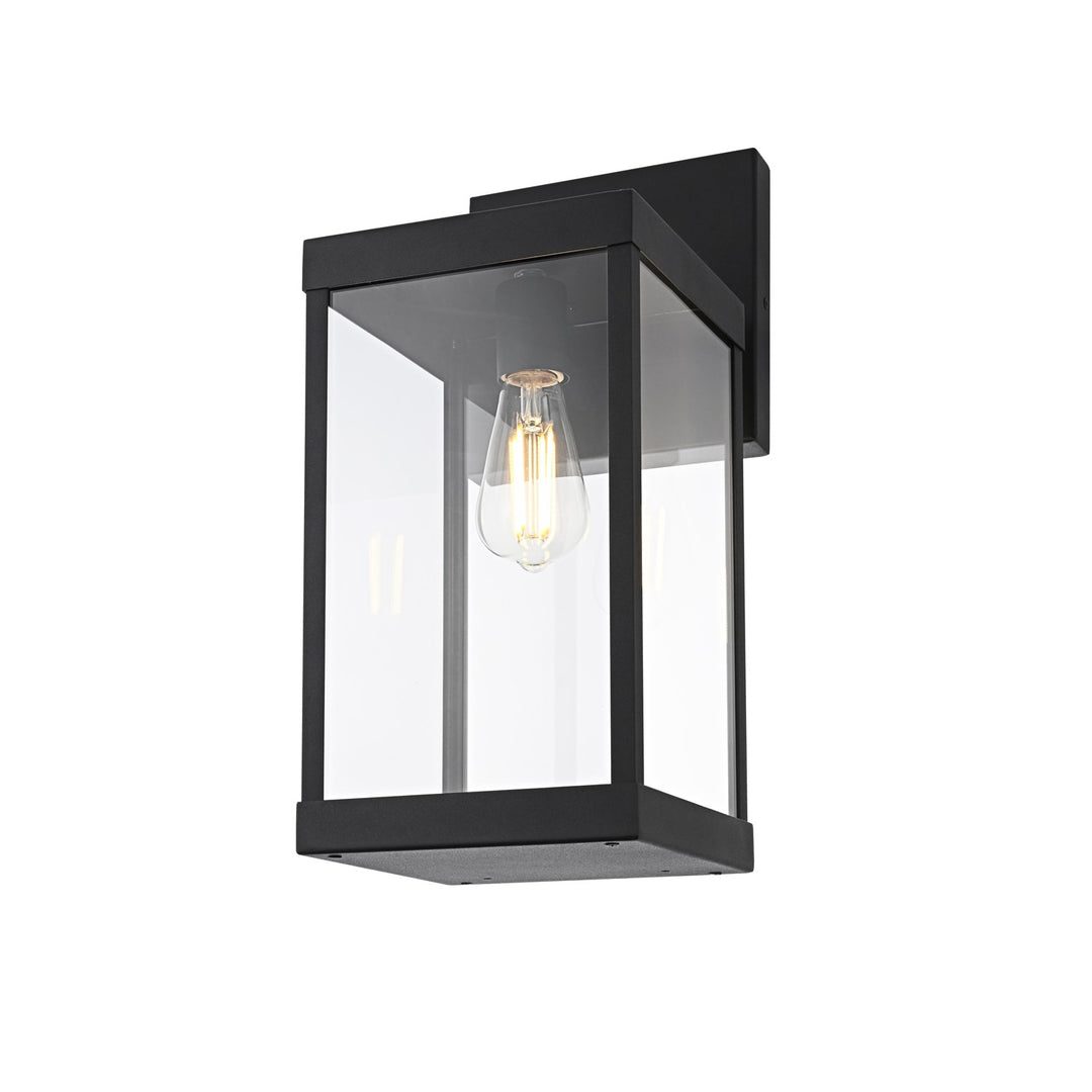 7 Inch Outdoor Wall Sconce In Black