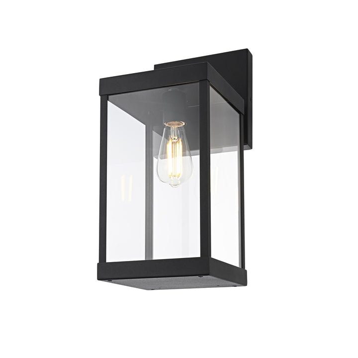 7 Inch Outdoor Wall Sconce In Black