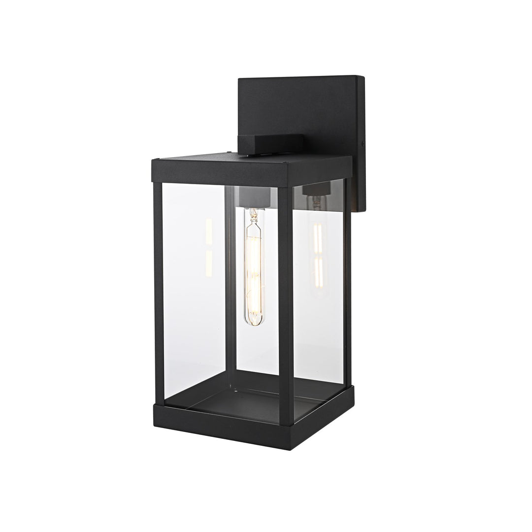 7 Inch Outdoor Wall Sconce In Black