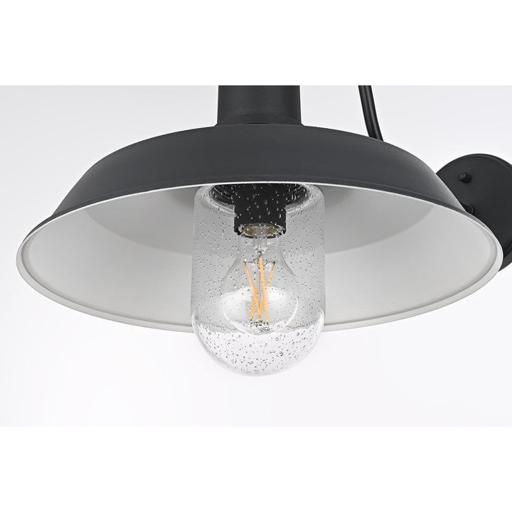 14 Inch Outdoor Wall Sconce In Black