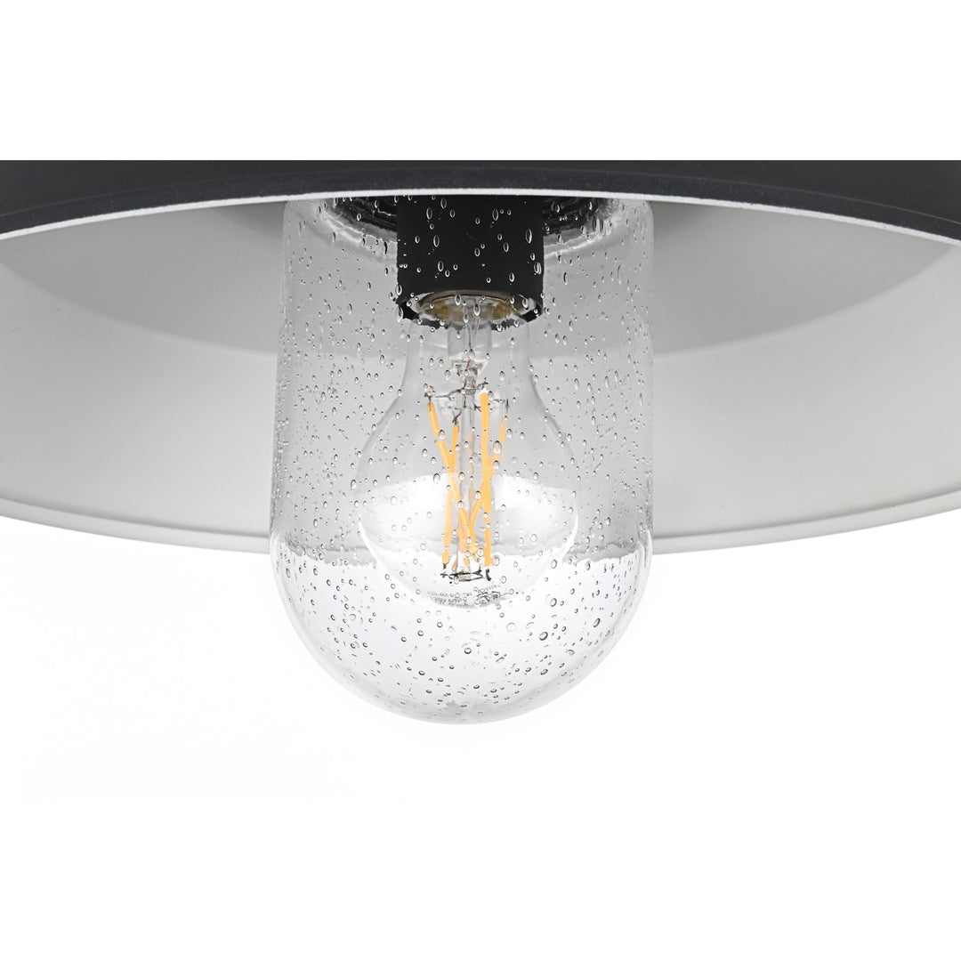 14 Inch Outdoor Wall Sconce In Black