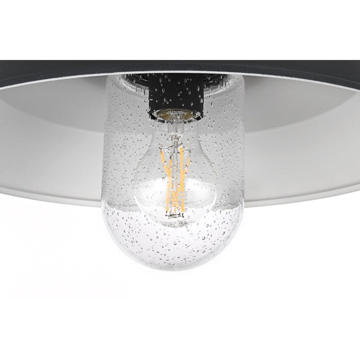 14 Inch Outdoor Wall Sconce In Black
