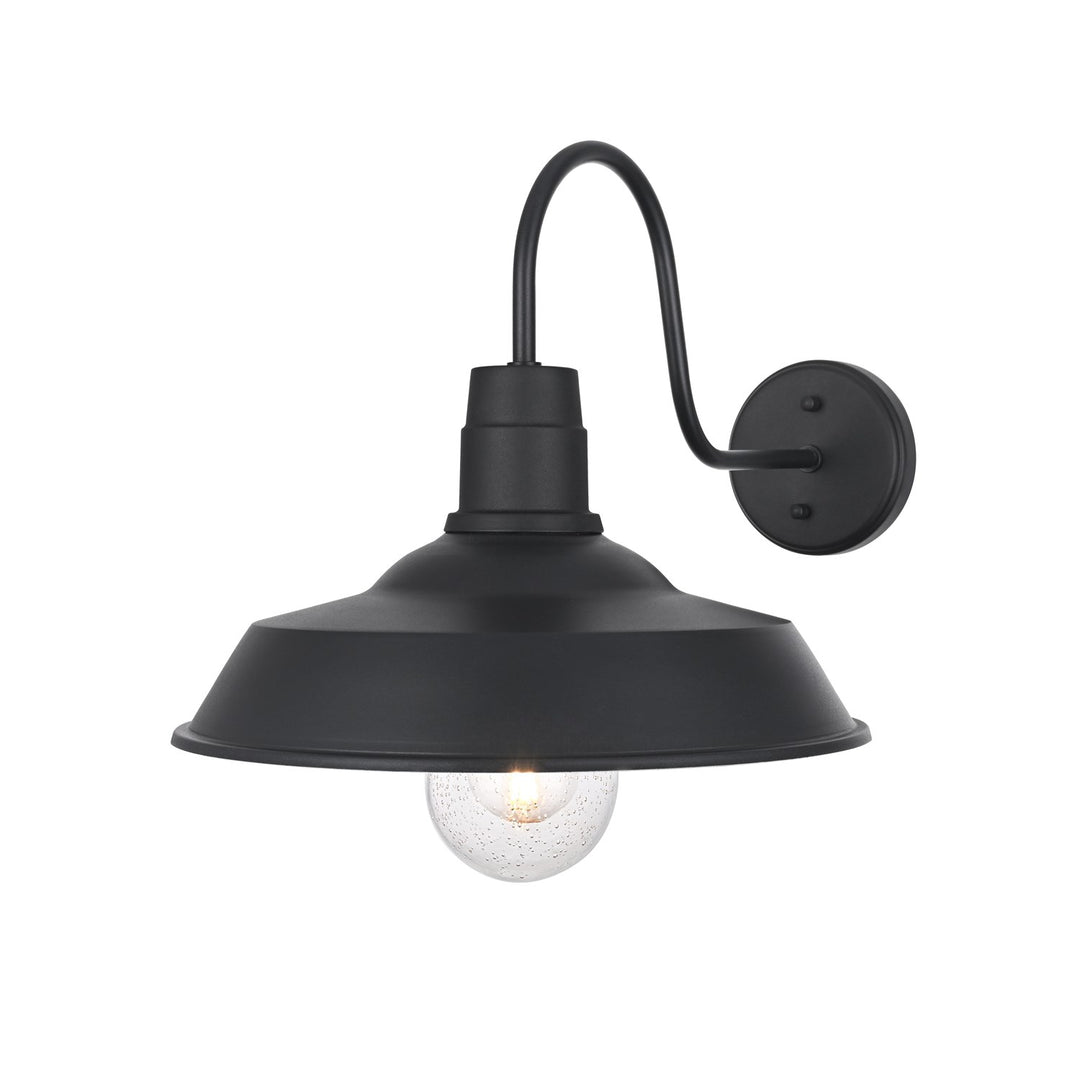 14 Inch Outdoor Wall Sconce In Black