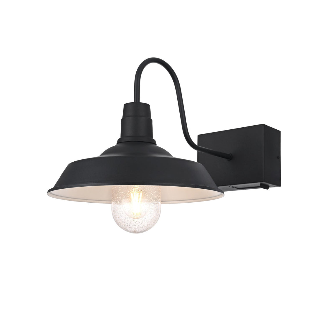 14 Inch Outdoor Wall Sconce In Black