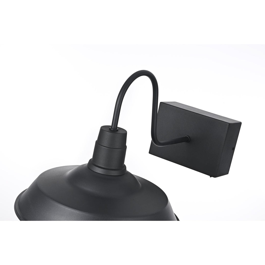 14 Inch Outdoor Wall Sconce In Black
