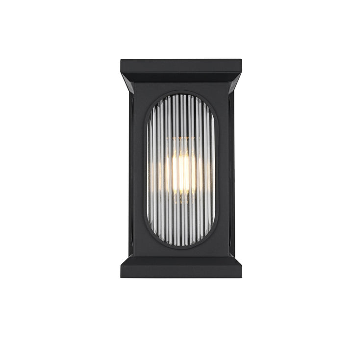 8 Inch Outdoor Wall Sconce In Black by Elegant Lighting