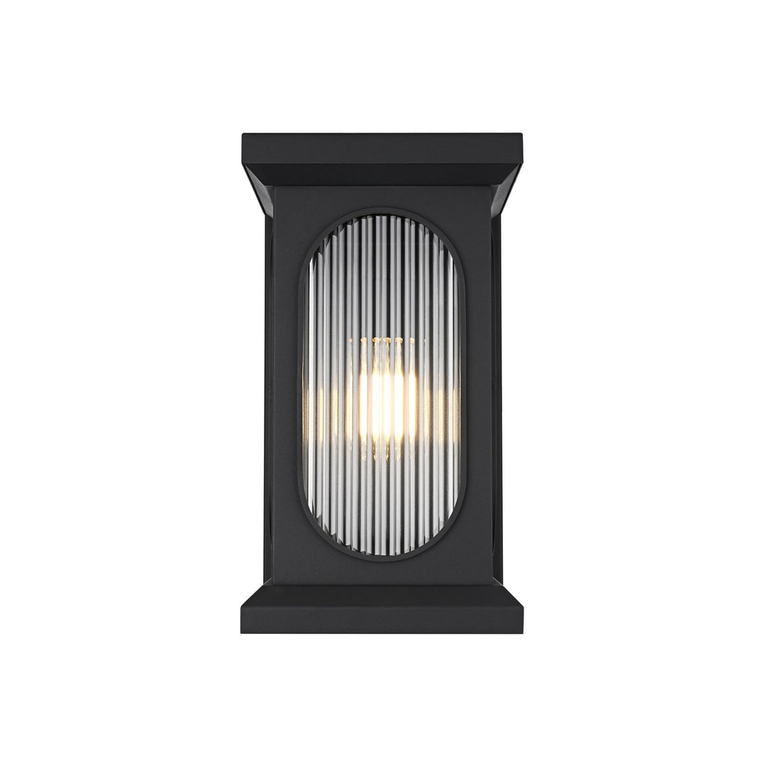9 Inch Outdoor Wall Sconce In Black by Elegant Lighting