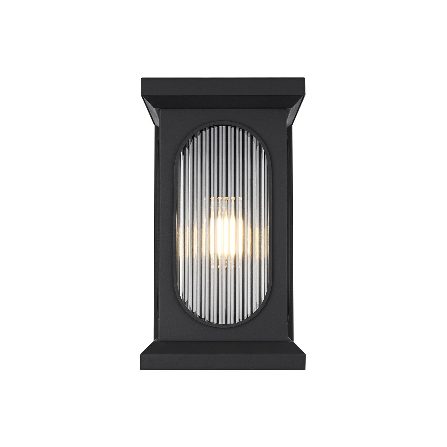 9 Inch Outdoor Wall Sconce In Black by Elegant Lighting