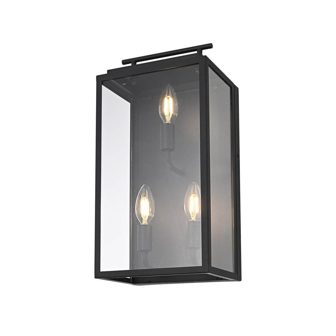 8 Inch Outdoor Wall Sconce In Black