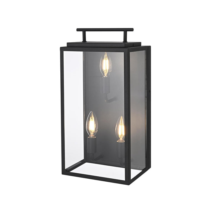 8 Inch Outdoor Wall Sconce In Black