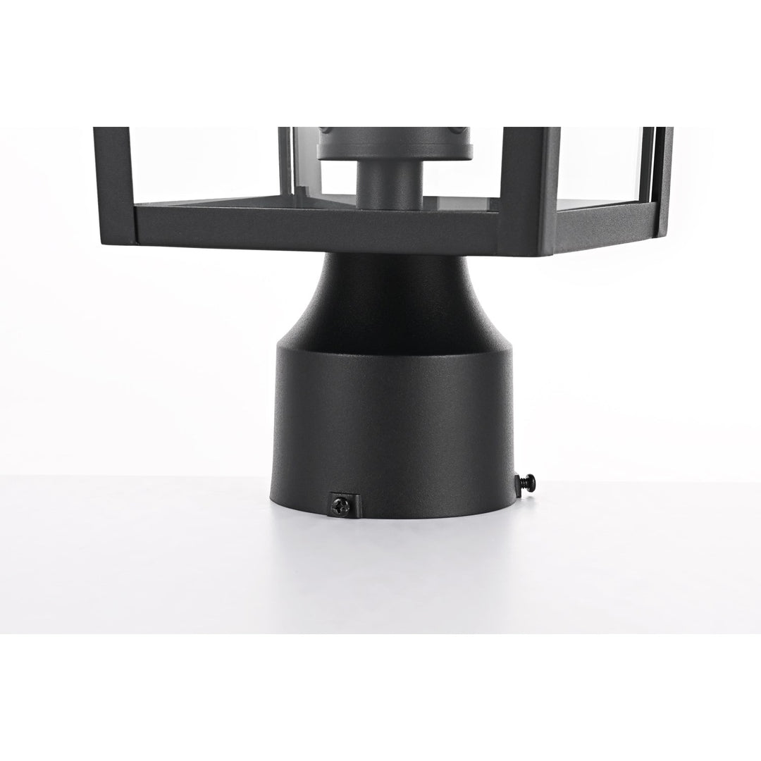 8 X 18 Inch Outdoor Post Light In Black