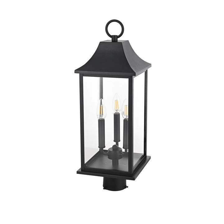 8 X 23.5 Inch Outdoor Post Light In Black