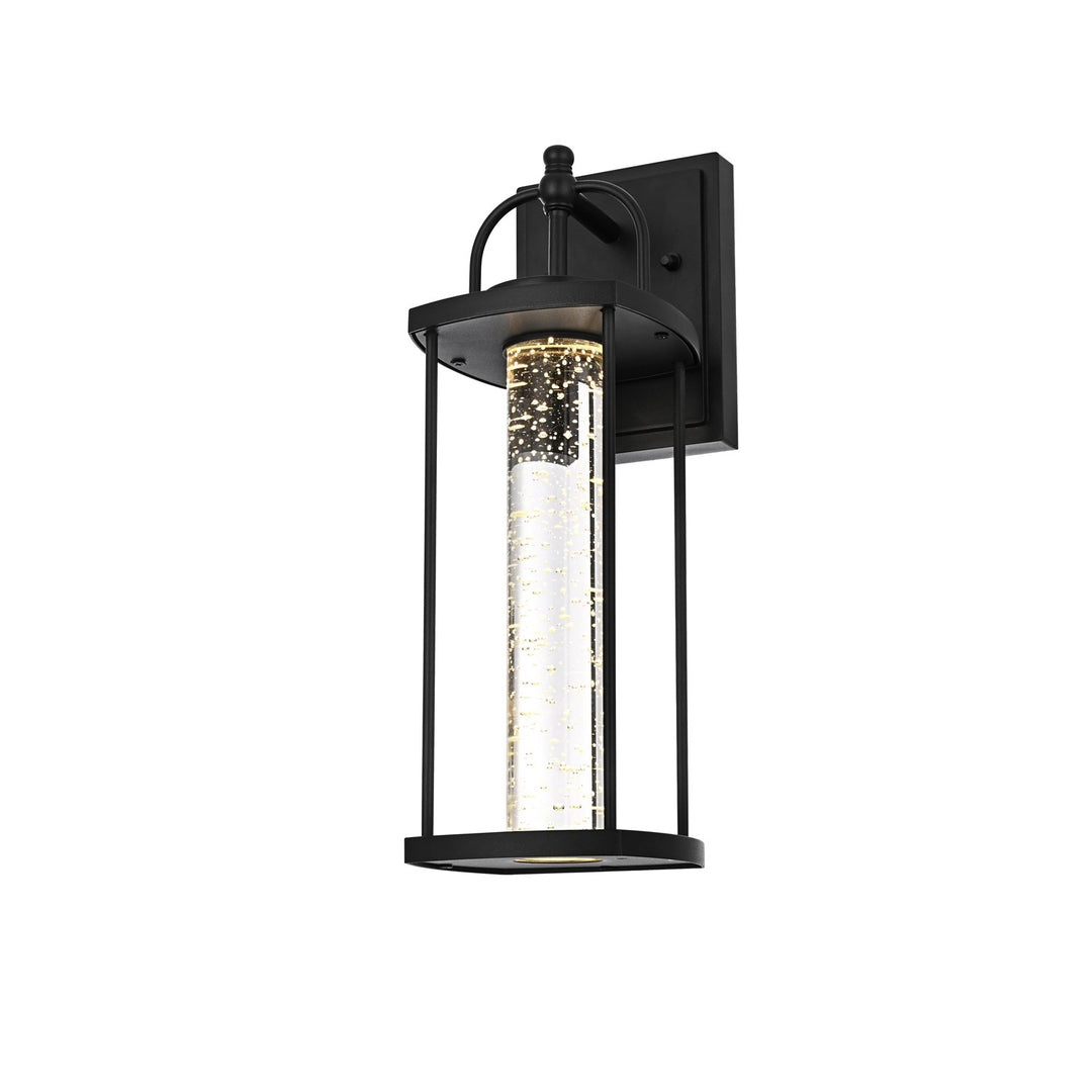 15 Inch Led Outdoor Wall Sconce In Black