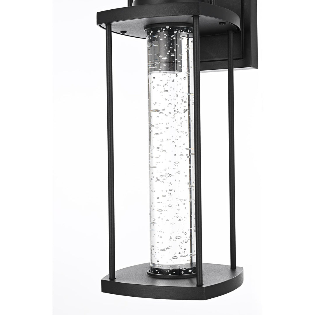15 Inch Led Outdoor Wall Sconce In Black