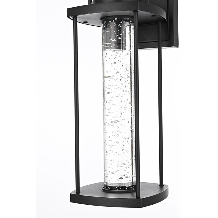 15 Inch Led Outdoor Wall Sconce In Black