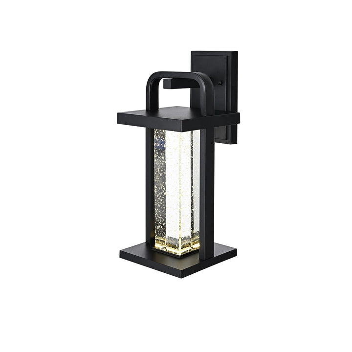 16 Inch Led Outdoor Wall Sconce In Black