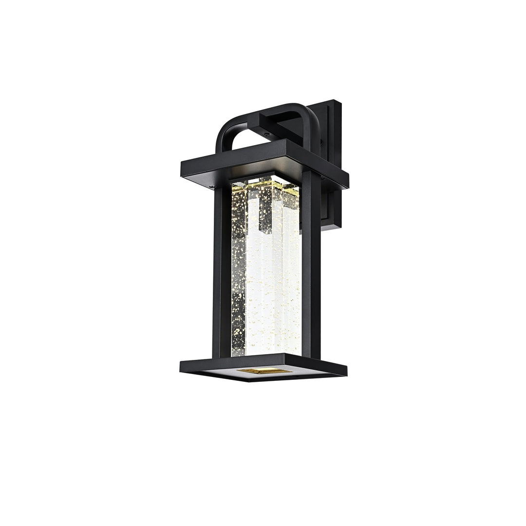 16 Inch Led Outdoor Wall Sconce In Black