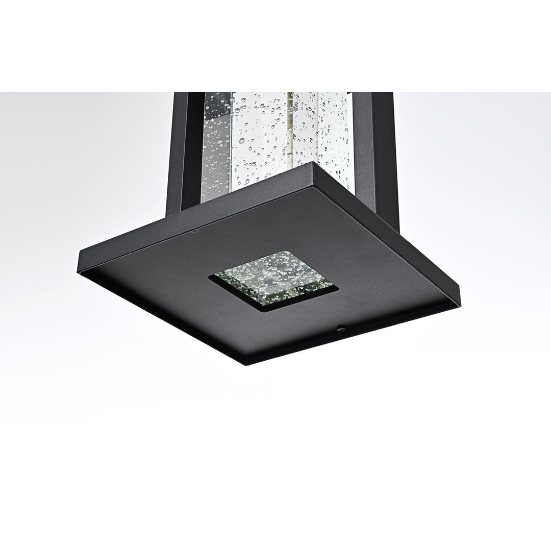 16 Inch Led Outdoor Wall Sconce In Black