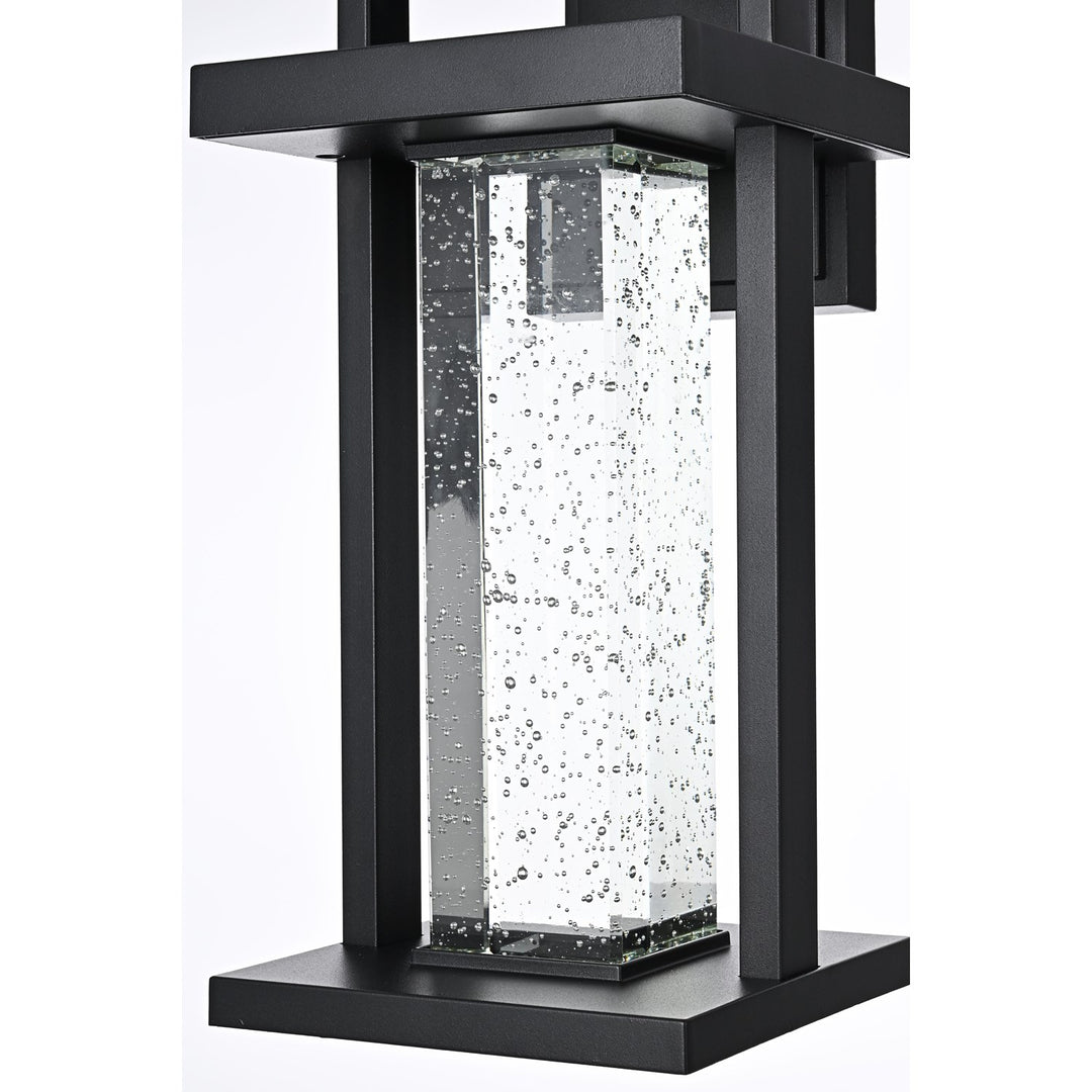 16 Inch Led Outdoor Wall Sconce In Black