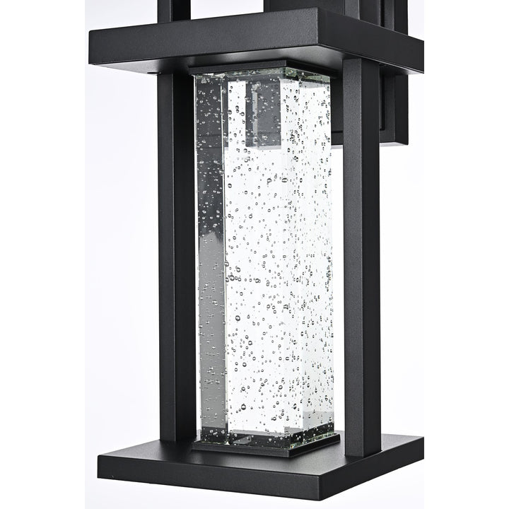 16 Inch Led Outdoor Wall Sconce In Black
