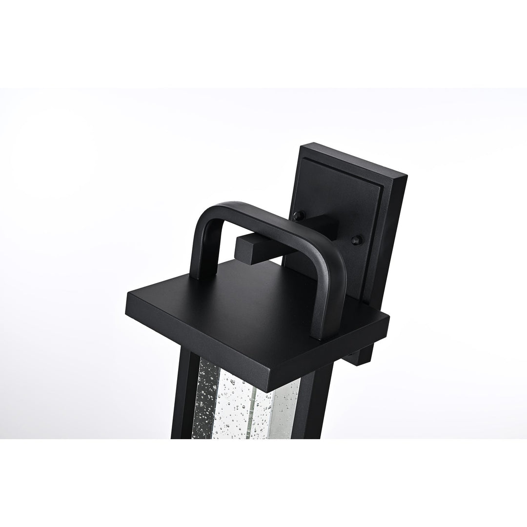 16 Inch Led Outdoor Wall Sconce In Black