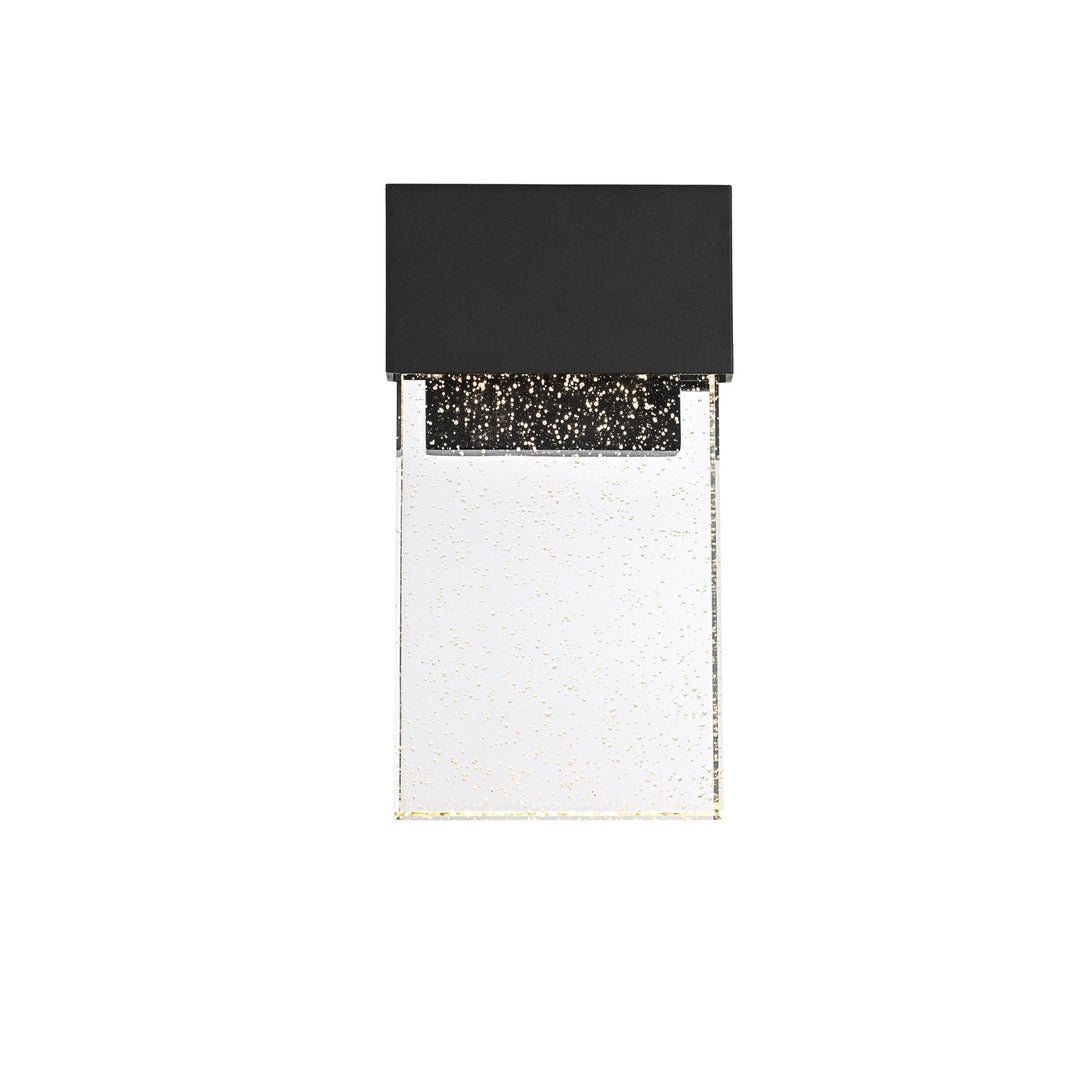 11 Inch Led Outdoor Wall Sconce In Black by Elegant Lighting