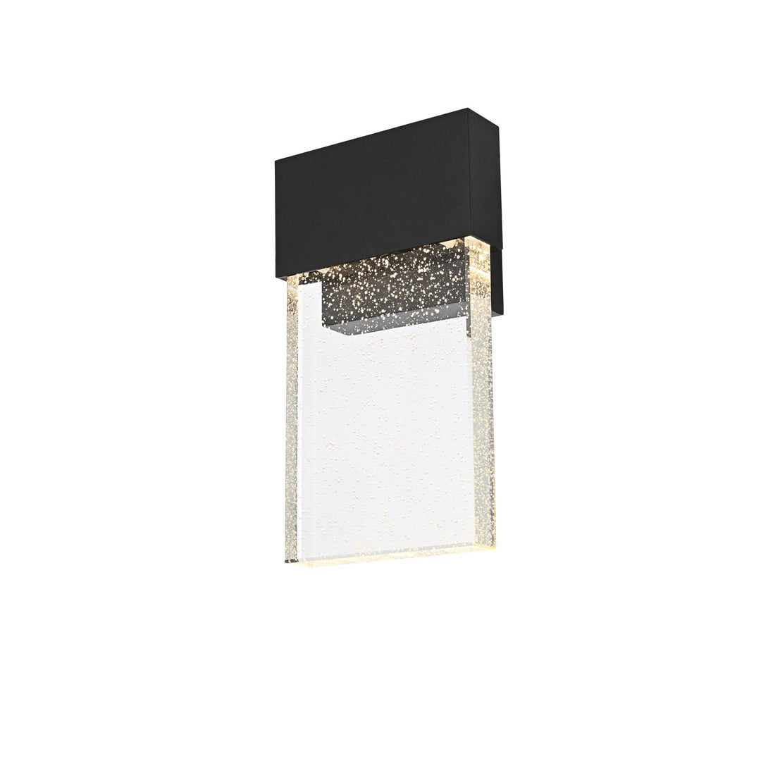 11 Inch Led Outdoor Wall Sconce In Black