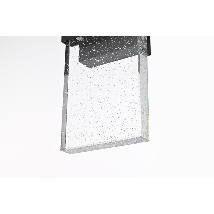 11 Inch Led Outdoor Wall Sconce In Black