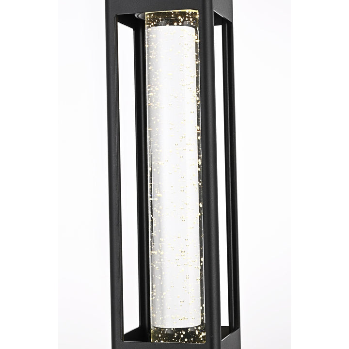 15 Inch Led Outdoor Pendant In Black