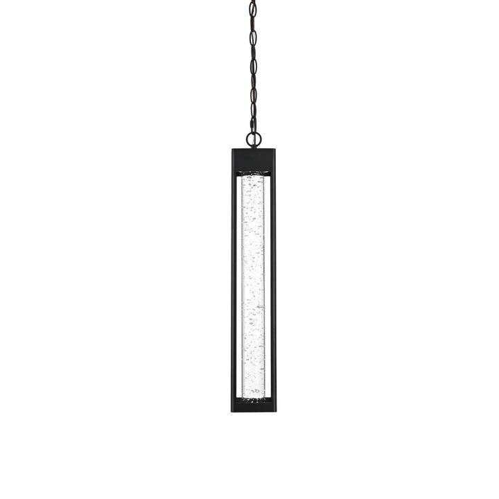 23 Inch Led Outdoor Pendant In Black