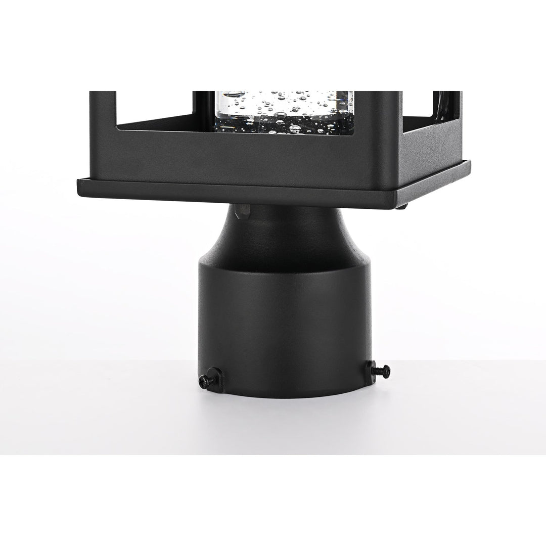 18 Inch Led Outdoor Post Light In Black
