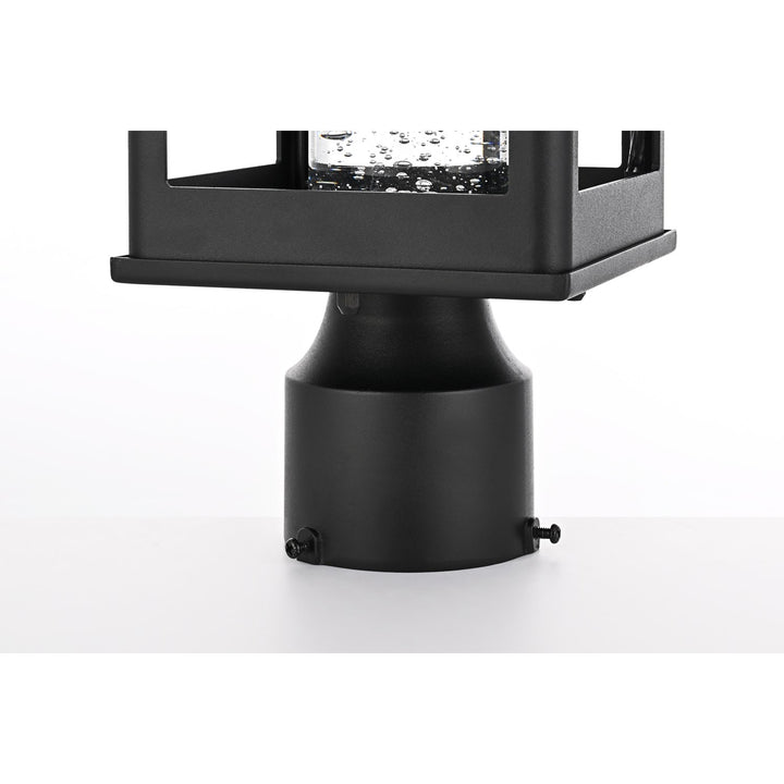 18 Inch Led Outdoor Post Light In Black