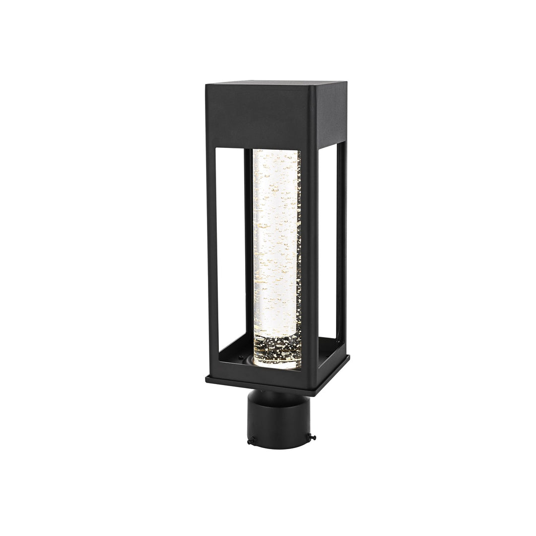 18 Inch Led Outdoor Post Light In Black