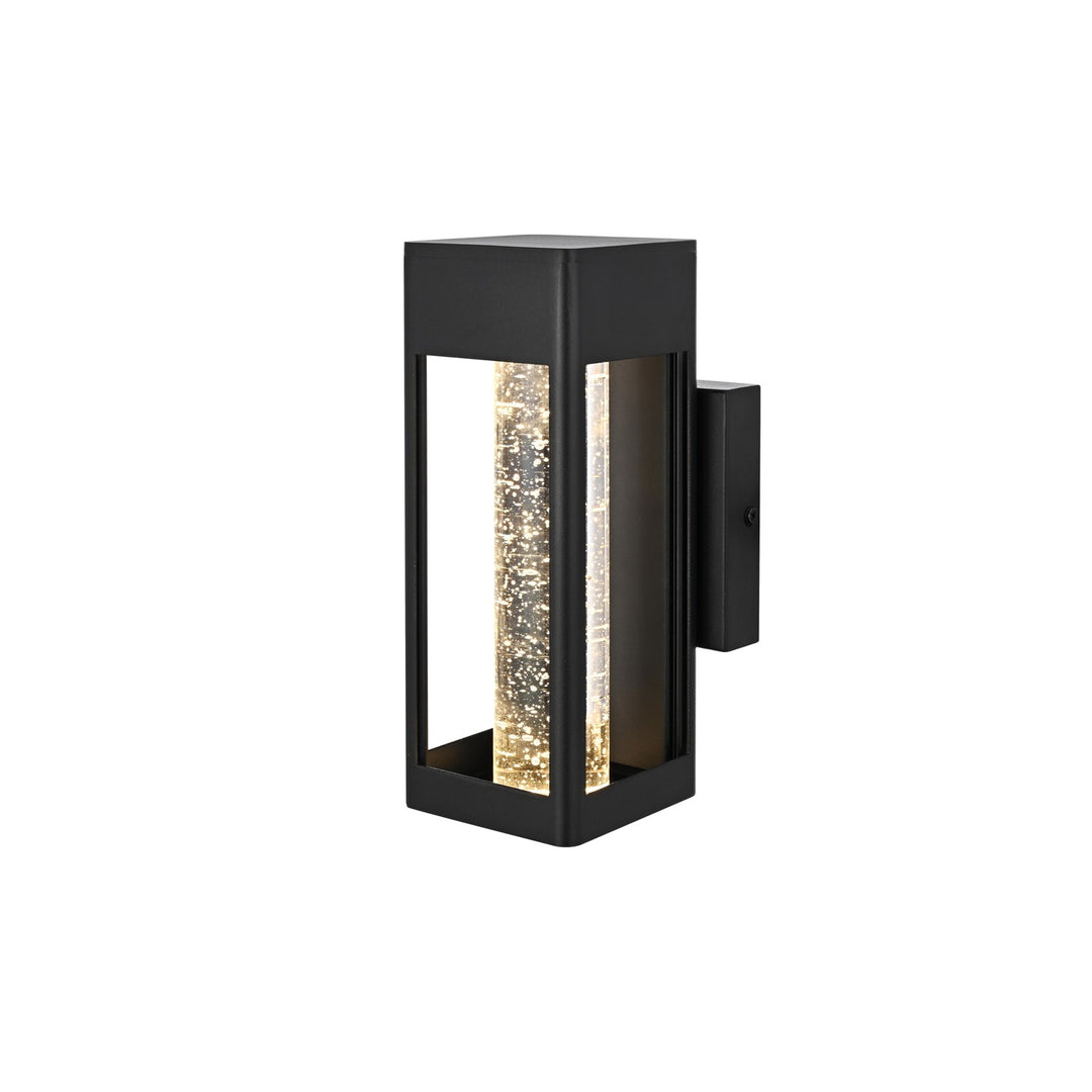 10 Inch Led Outdoor Wall Sconce In Black