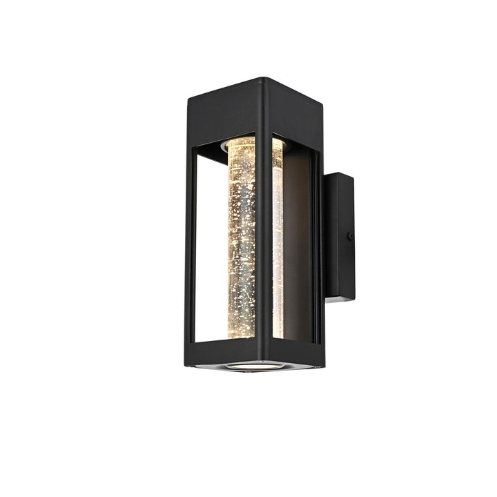10 Inch Led Outdoor Wall Sconce In Black