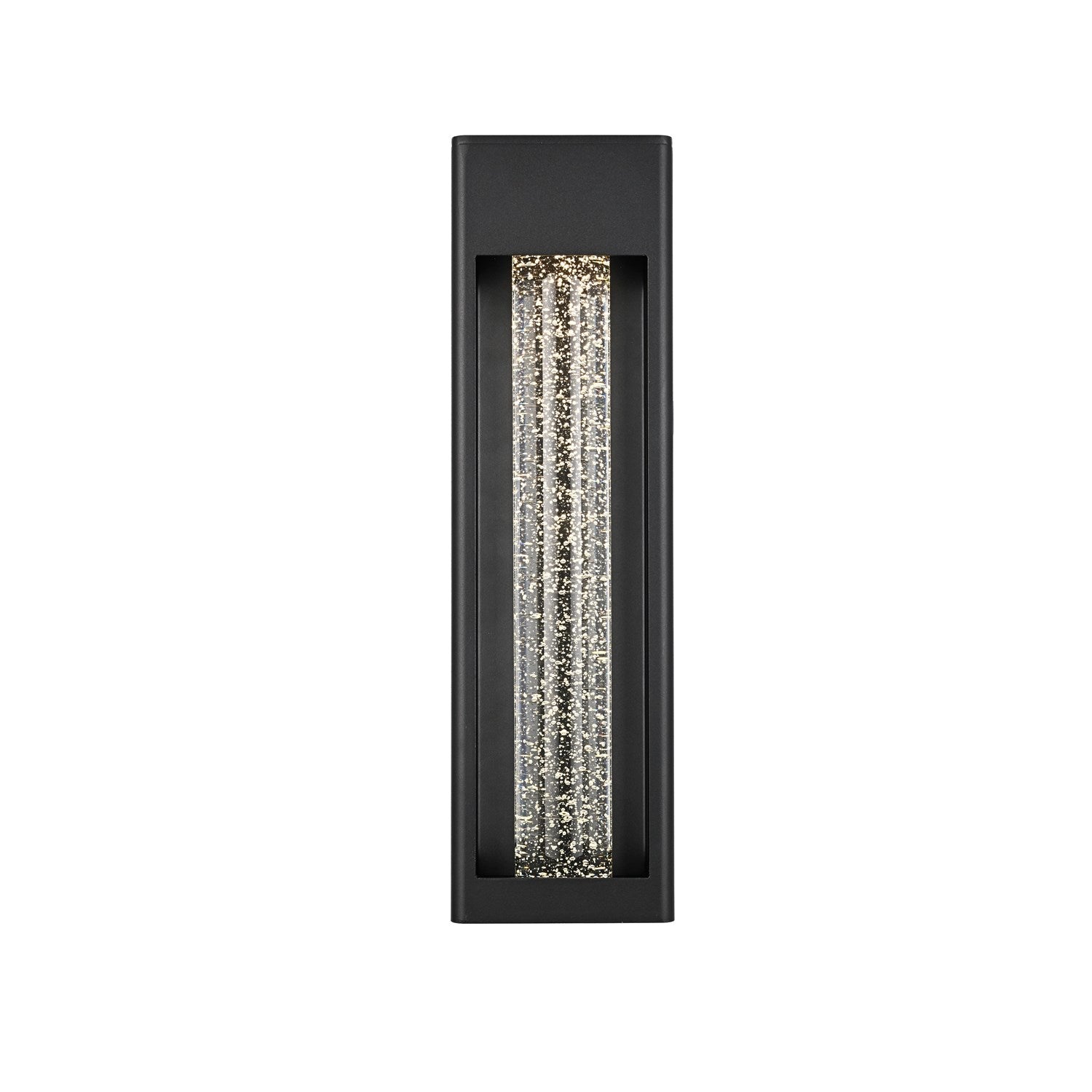 19 Inch Led Outdoor Wall Sconce In Black by Elegant Lighting
