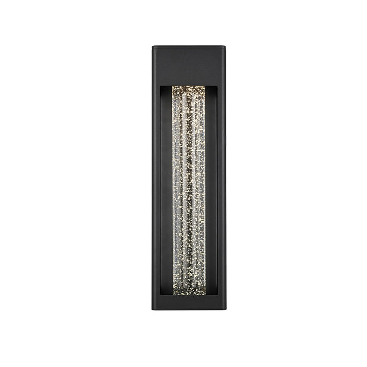 19 Inch Led Outdoor Wall Sconce In Black by Elegant Lighting