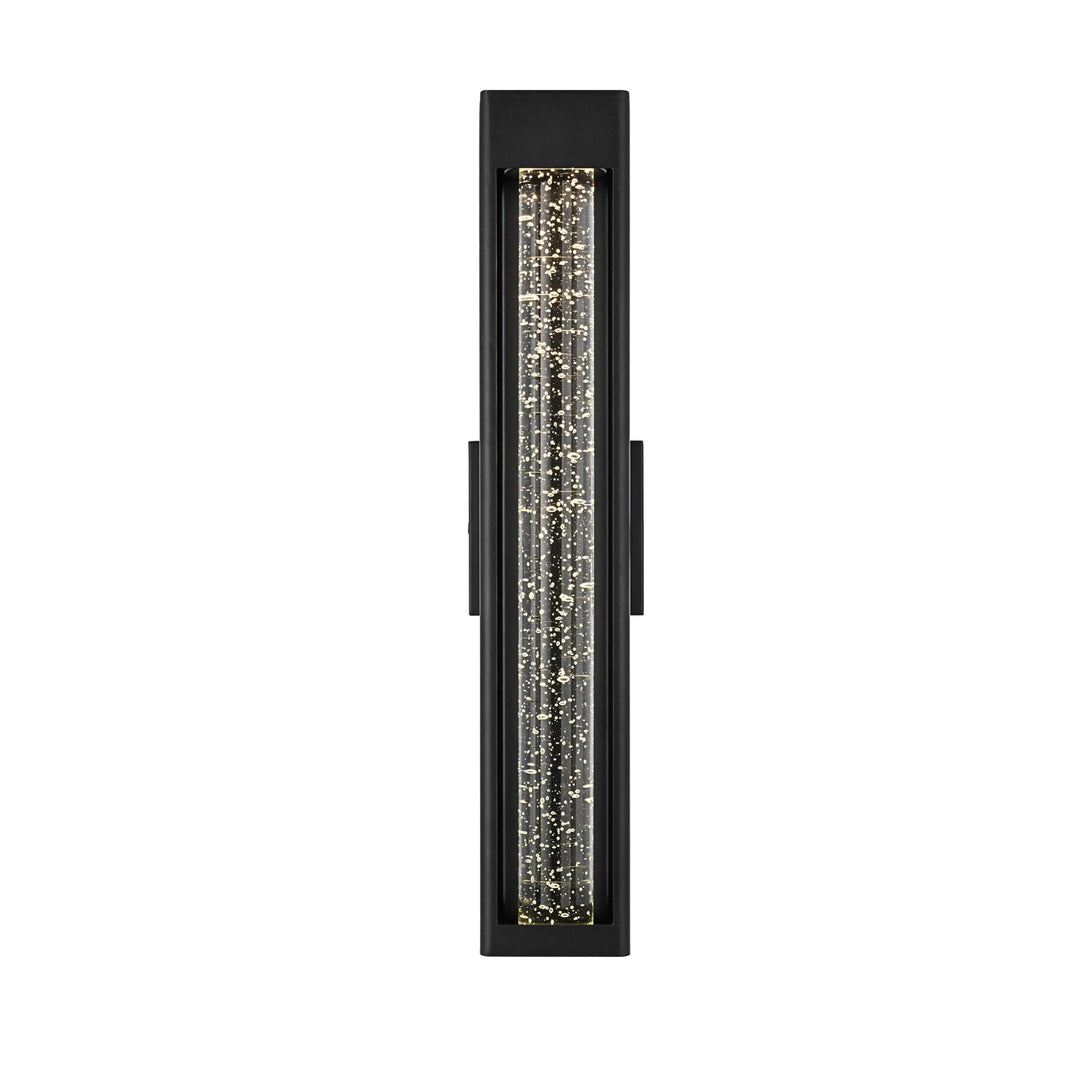 22 Inch Led Outdoor Wall Sconce In Black by Elegant Lighting