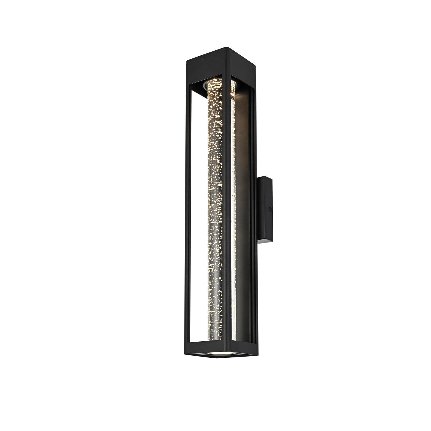 22 Inch Led Outdoor Wall Sconce In Black