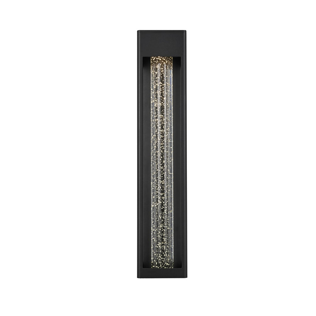 27 Inch Led Outdoor Wall Sconce In Black by Elegant Lighting
