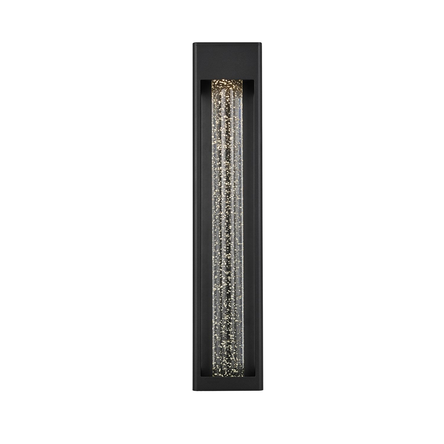 27 Inch Led Outdoor Wall Sconce In Black by Elegant Lighting