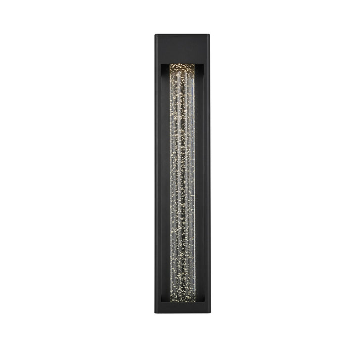 27 Inch Led Outdoor Wall Sconce In Black by Elegant Lighting