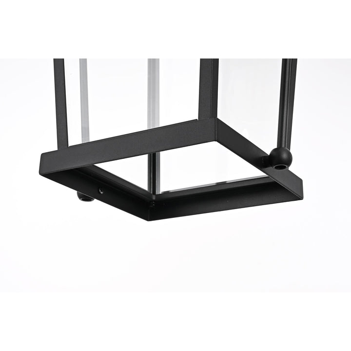 21 Inch Outdoor Pendant In Black