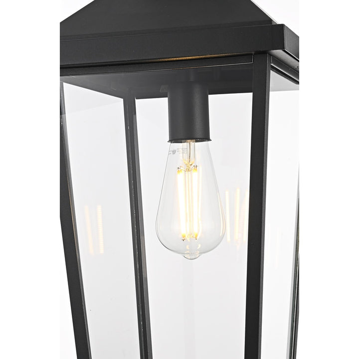 21 Inch Outdoor Pendant In Black