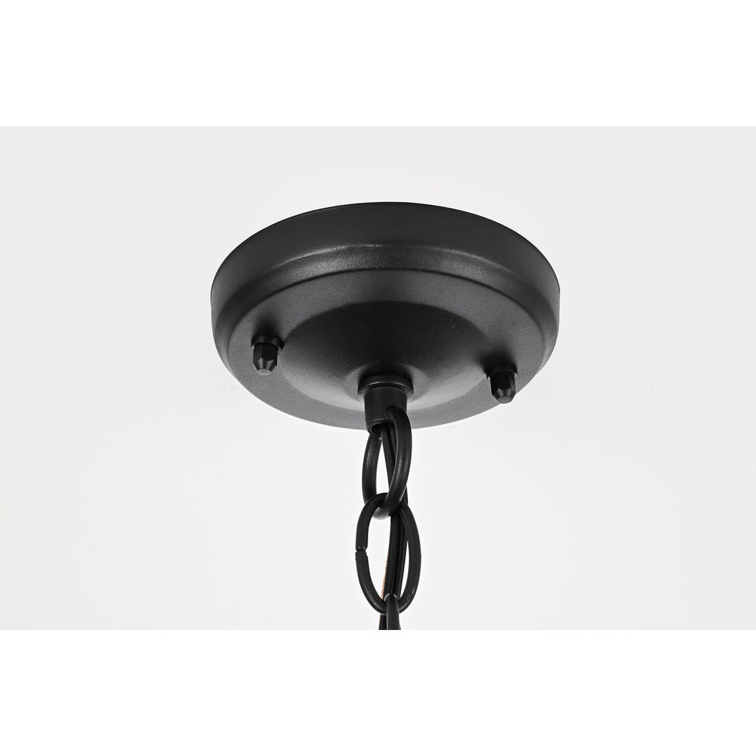 21 Inch Outdoor Pendant In Black