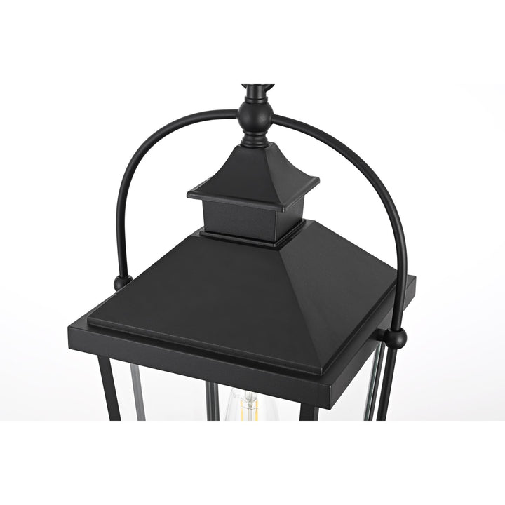 21 Inch Outdoor Pendant In Black
